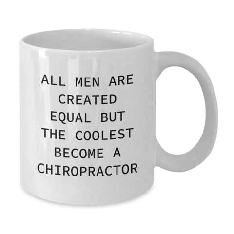 Image of Gifts for the Cool Chiropractor, White Coffee Mug with Funny Quote for Chiropractor Enthusiasts, Christmas Unique Gifts from Friends - Additional