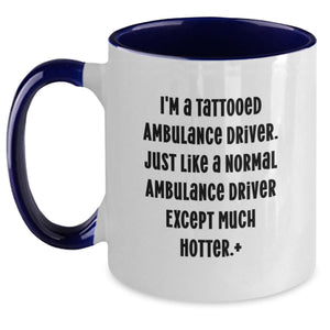 Funny Ambulance Driver Gifts for Men - Unique Ambulance Driver Coffee Mug, Gifts from Friends to Ambulance Driver, Ambulance Driver Graduation Unique Gifts