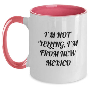 New Mexico Gifts from Men to Women - Funny Two Tone Coffee Mug - Valentine's Unique Gifts