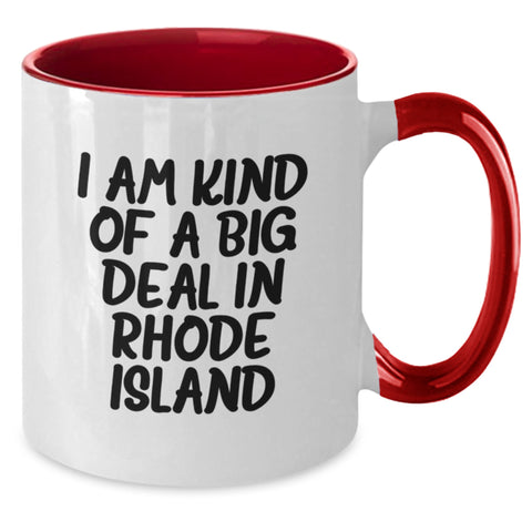 Image of Rhode Island Gifts Funny Two Tone Coffee Mug I Am Kind Of A Prime Selection In Rhode Island Gifts from Friends and Family for Graduation - Additional