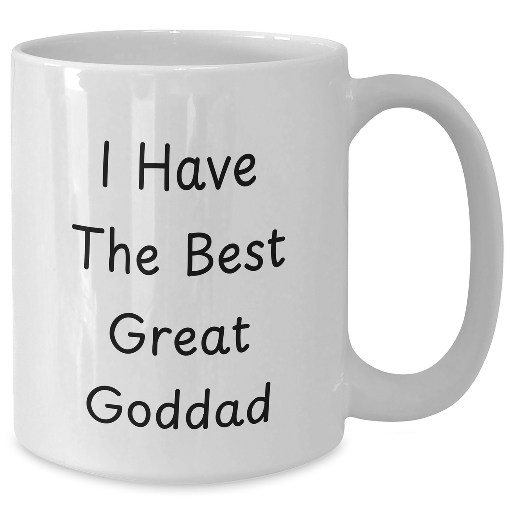 Funny Goddad Gifts from Men to Goddad on Graduation Day with White Coffee Mug - Additional