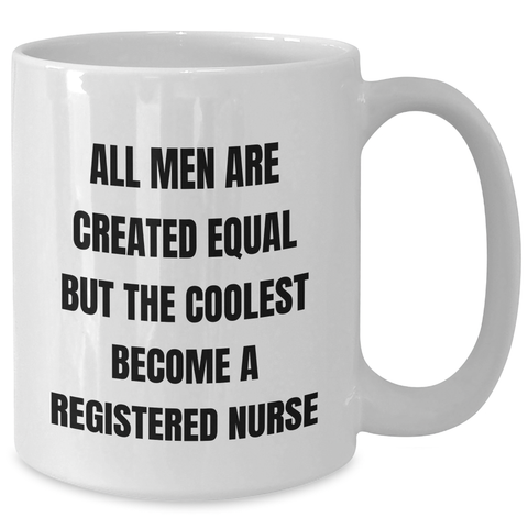 Image of Funny Registered Nurse Gifts - Gifts from Men - White Coffee Mug, Perfect for Mother's Day Unique Gifts for Registered Nurse, Inspirational Quote - Additional
