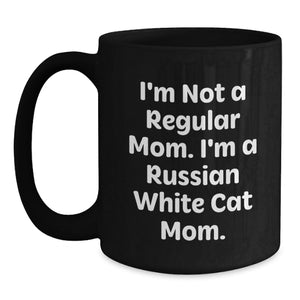 Funny Russian White Cat Mom Christmas Unique Gifts from Mom to Russian White Cat Lover Friends and Family