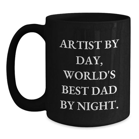 Image of Christmas Artist Gifts from Dad Funny Mugs for Artist Friends and Family - Main