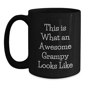 Funny Grampy Gifts for Him, Birthday Unique Mugs for Awesome Gramps, Gifts from Men to Grampy
