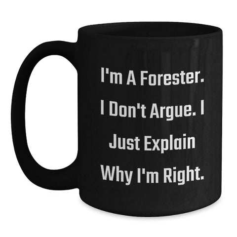 Image of Funny Forester Gifts from Family Members - Birthday Unique Present for Foresters - Main