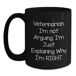 Funny Veterinarian Gifts from Friends, Christmas Unique Mugs for Veterinary Men