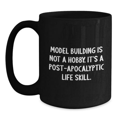Image of Funny Model Building Gifts for Him Funny Model Building Coffee Mug Birthday Unique Gifts from Friends to Husband - Main
