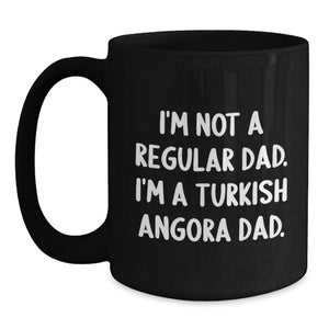 Funny Turkish Angora Cat Dad Gifts from Men to Friends for Graduation Unique Mugs