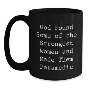 Funny Rescue Worker Gifts for Women from Men - Black Coffee Mug Quotes, Graduation Unique Gifts, Rescue Worker Appreciation Mug