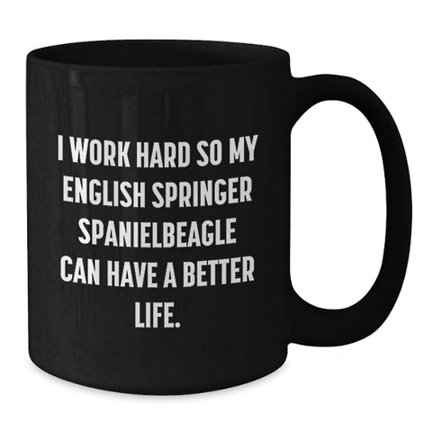 Image of English Springer Spaniel Dog Lovers Funny Quote Gifts from Men to English Springer Spaniel Dog Birthday Unique Gifts - Additional