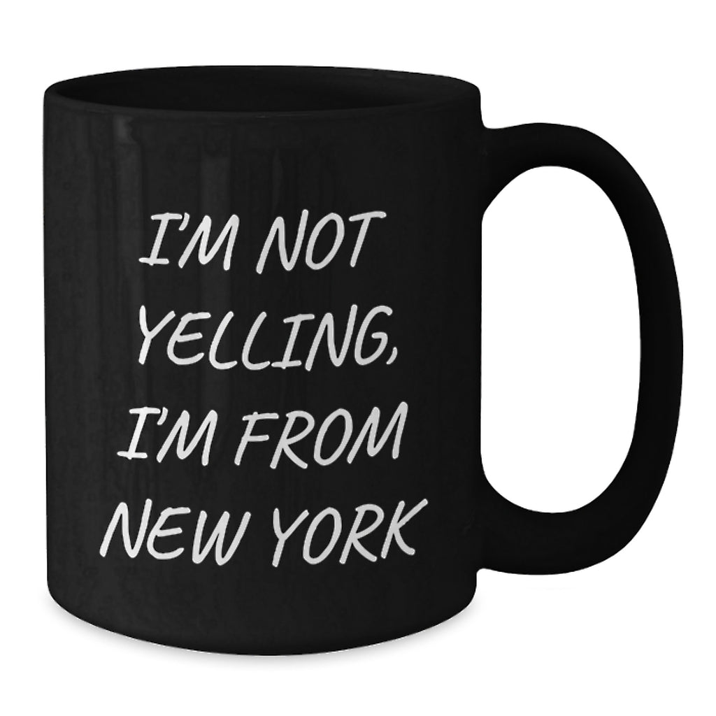Funny New York Black Coffee Mugs Gifts for Men Women Friends Family from NYC - Additional