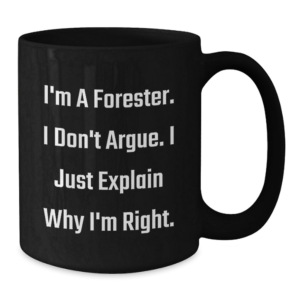 Funny Forester Gifts from Family Members - Birthday Unique Present for Foresters - Additional