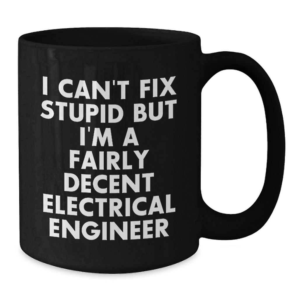 Funny Electrical Engineer Black Coffee Mugs Gifts from Men to Women for Valentine's Unique - Additional