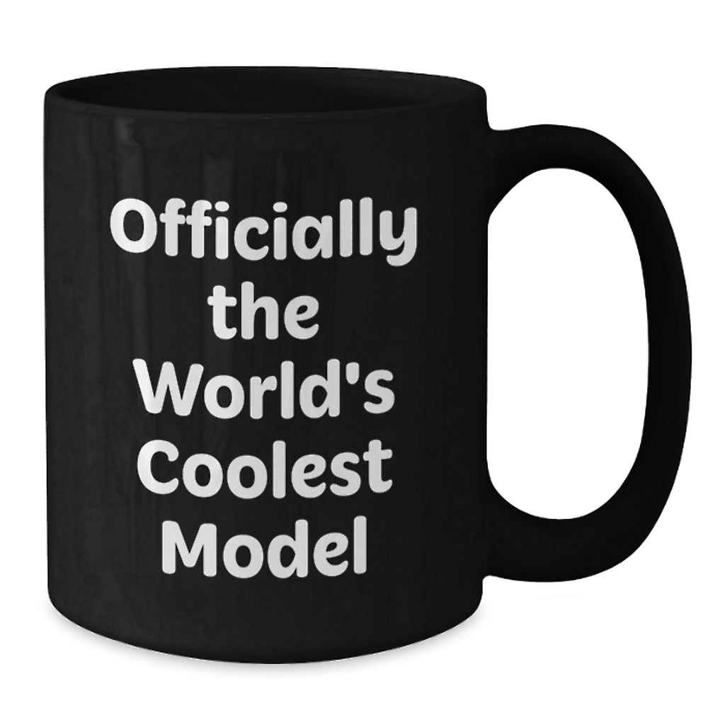Funny Model Gifts for Model Enthusiasts, Unique Black Coffee Mugs from Friends, Gifts from Men for Women on Valentine's - Additional
