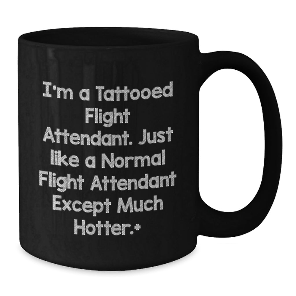 Flight Attendant Gifts from Men to Women Funny Black Coffee Mugs for Flight Attendants Graduation Unique Gifts - Additional