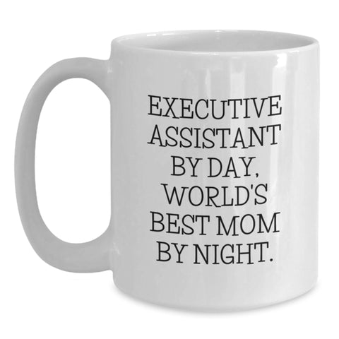 Image of Gifts from Men to Executive Assistant, Funny White Coffee Mug for Birthday Unique Gifts - Main