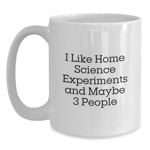 Home Science Experiments Funny Mugs for Friends, Gifts from Men for Christmas Unique Gifts for Home Science Experiments Lovers