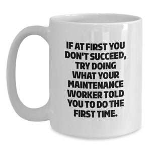 Funny Maintenance Worker Quotes Gifts from Friends, Coworkers, Family to Maintenance Worker Men, Women on Birthday Unique Gifts