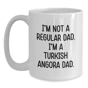 Funny Turkish Angora Cat Dad Gifts from Family to Men for Graduation Unique