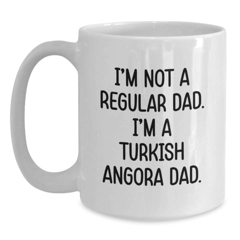 Image of Funny Turkish Angora Cat Dad Gifts from Family to Men for Graduation Unique - Main