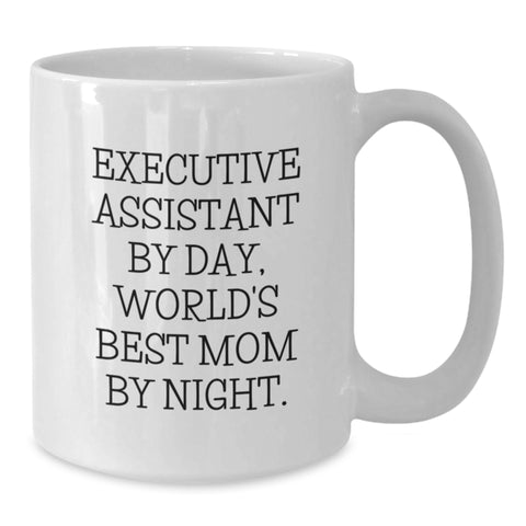 Image of Gifts from Men to Executive Assistant, Funny White Coffee Mug for Birthday Unique Gifts - Additional