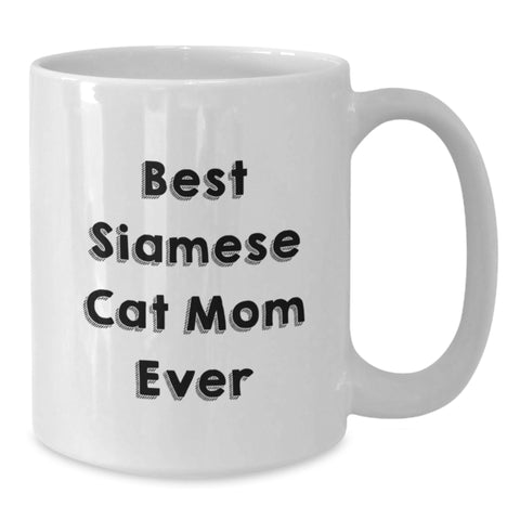 Image of Funny Siamese Cat Mom Gifts from Family on Valentine's Unique - Additional