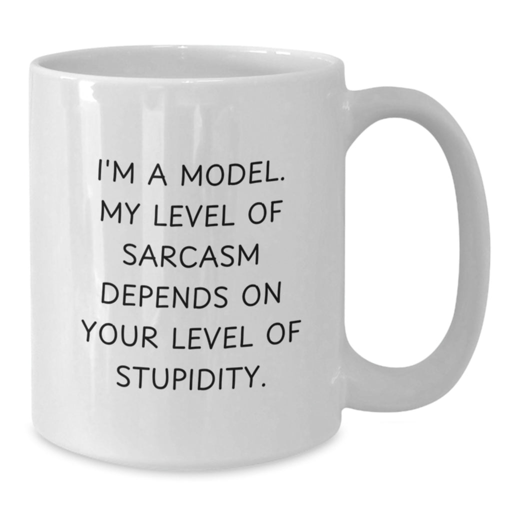 Funny Model White Coffee Mugs Gifts for Friends Birthday Humor - Additional