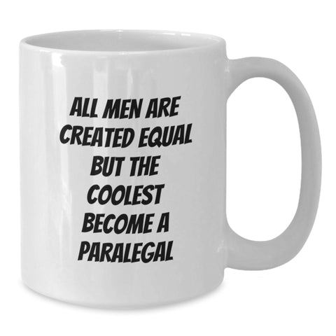 Image of Funny Paralegal Humor Graduation Gifts from Friends for Men White Coffee Mug - Additional
