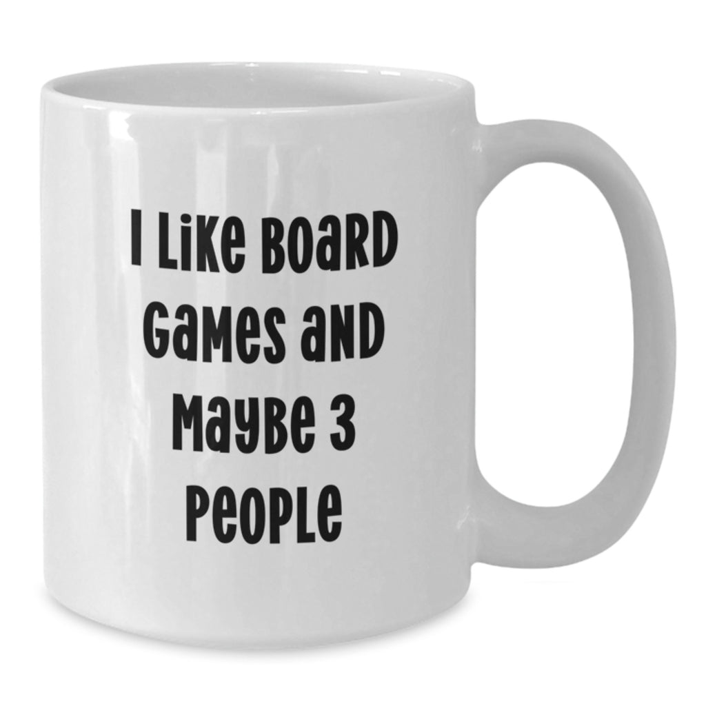 Funny Board Games Lover Gifts from Family, White Coffee Mug for Friends, Christmas Unique Mugs - Additional