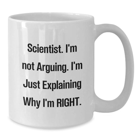 Image of Funny Gifts from Friends and Family for the Sassy Scientist, Scientist Humor, White Coffee Mug, Christmas Unique Gifts - Additional