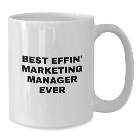 Image of Marketing Manager Gifts - Funny Quote White Coffee Mug, Unique Valentine's Gifts for Marketing Manager, Men, Friends, Coworkers from Family - Additional