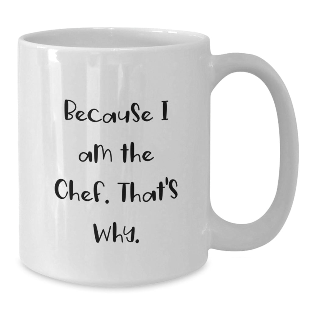 Funny Chef White Coffee Mug Gifts from Men to Chef Mother's Day Unique - Additional