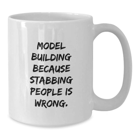 Image of Funny Model Building Gifts for Graduation, Model Building Coffee Mug, Gifts from Friends to Model Building Enthusiasts - Additional