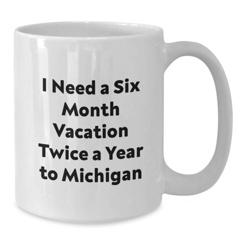 Image of Michigan White Coffee Mugs Gifts from Friends to Michigan Graduation Unique Gifts - Additional