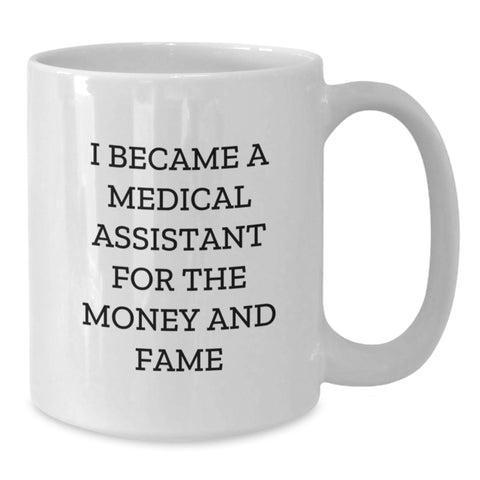 Image of Funny Medical Assistant Gifts for Him - White Coffee Mug, Graduation Unique Gifts from Family to Medical Assistant - Additional