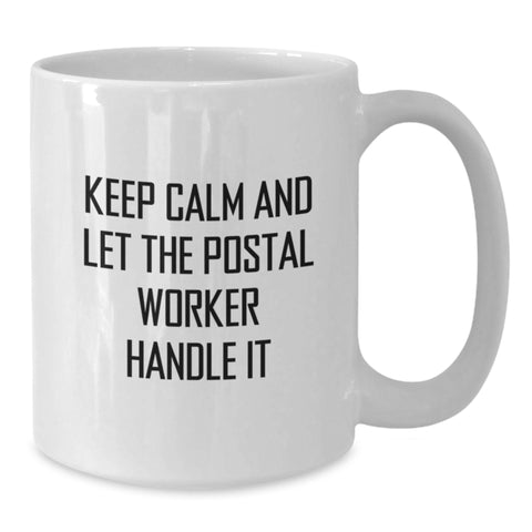 Image of Funny Postal Worker Coffee Mugs Gifts for Postal Worker Men from Friends on Graduation Unique Occasion - Additional