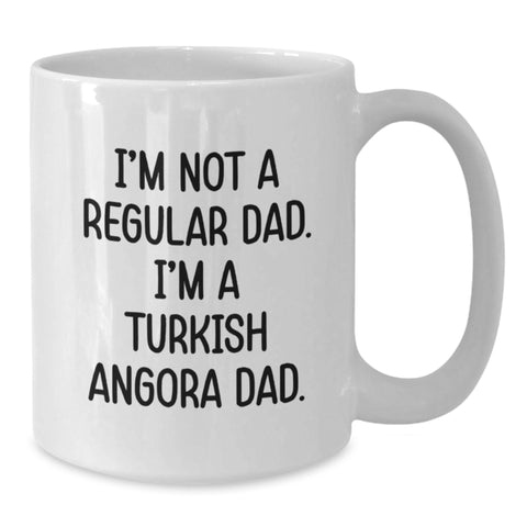 Image of Funny Turkish Angora Cat Dad Gifts from Family to Men for Graduation Unique - Additional