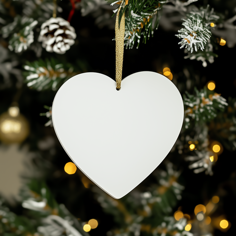 Image of Funny Godmother Gifts, I Think Me Being Your Godmother Is Enough Of A Gift, Heart Ornament for Christmas, Gifts from Family to Godmother - Image 3