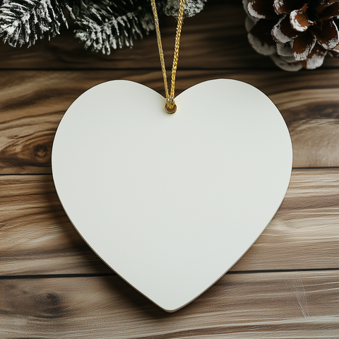 Image of Funny Godmother Gifts, I Think Me Being Your Godmother Is Enough Of A Gift, Heart Ornament for Christmas, Gifts from Family to Godmother - Image 4