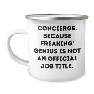 Concierge Gifts - Funny Quote Camping Mug for Mom - 12 oz Stainless Steel with Enamel Finish, Gifts from Friends and Family - Image 1