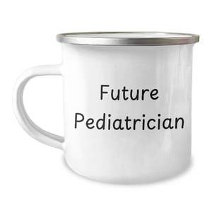 Funny Pediatrician Gifts from Men to Future Pediatrician Dad on Father's Day Unique Camping Mug - Image 1