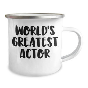 Funny Actor World's Greatest Gifts for Mom on Mother's Day, Camping Mug from Friends, Unique and Humorous Present for Her