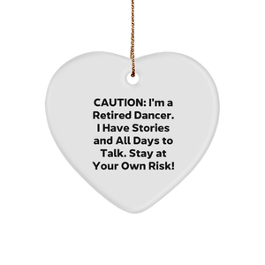 Dancer's Heartfelt Warning: Gifts from Friends and Family for Dancers, Christmas Unique Gifts - Image 1