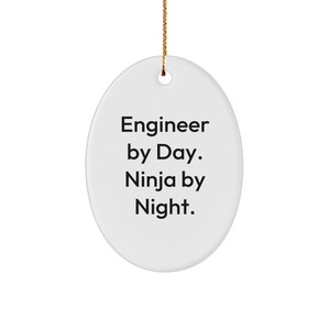Engineer Gifts from Friends, Christmas Unique Gifts for Engineer By Day, Ninja By Night. - Image 1