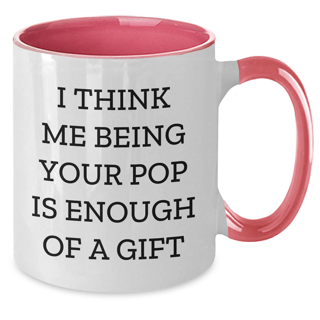 Funny Pop Gifts from Men to Pop on Mother's Day - Two Tone Coffee Mug - Additional