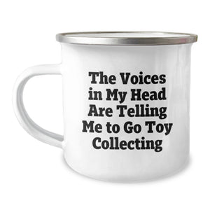 Funny Toy Collecting Humor Camping Mug Gifts from Friends for Birthday - Image 1