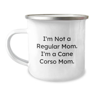 Cane Corso Dog Lovers Camping Mug Gifts from Family and Friends, Funny Cane Corso Mom Valentine's Unique Gifts for Men and Women - Image 1