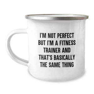 Funny Fitness Trainer Gifts for Birthday - Unique Camping Mug for Friends, Coworkers, Family - Image 1