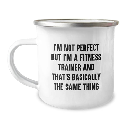 Image of Funny Fitness Trainer Gifts for Birthday - Unique Camping Mug for Friends, Coworkers, Family - Image 1